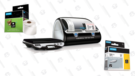 DYMO Authentic LW Standard Shipping Labels | $9 | AmazonDYMO LabelWriter Twin Turbo Label Printer and Scale | $163 | AmazonDYMO Authentic Industrial Heat Shrink Tubes | $22 | Amazon | Clip the 40% off coupon